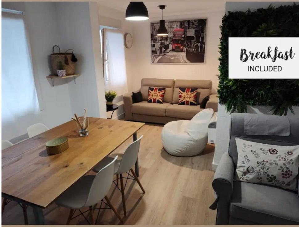 Apartamento Entero Con Desayuno Incluido Y Parking Gratuito, A 3 Km De Playa Con Aire Acondicionado Muskiz Eksteriør bilde